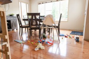 what does buffing a hardwood floor do?