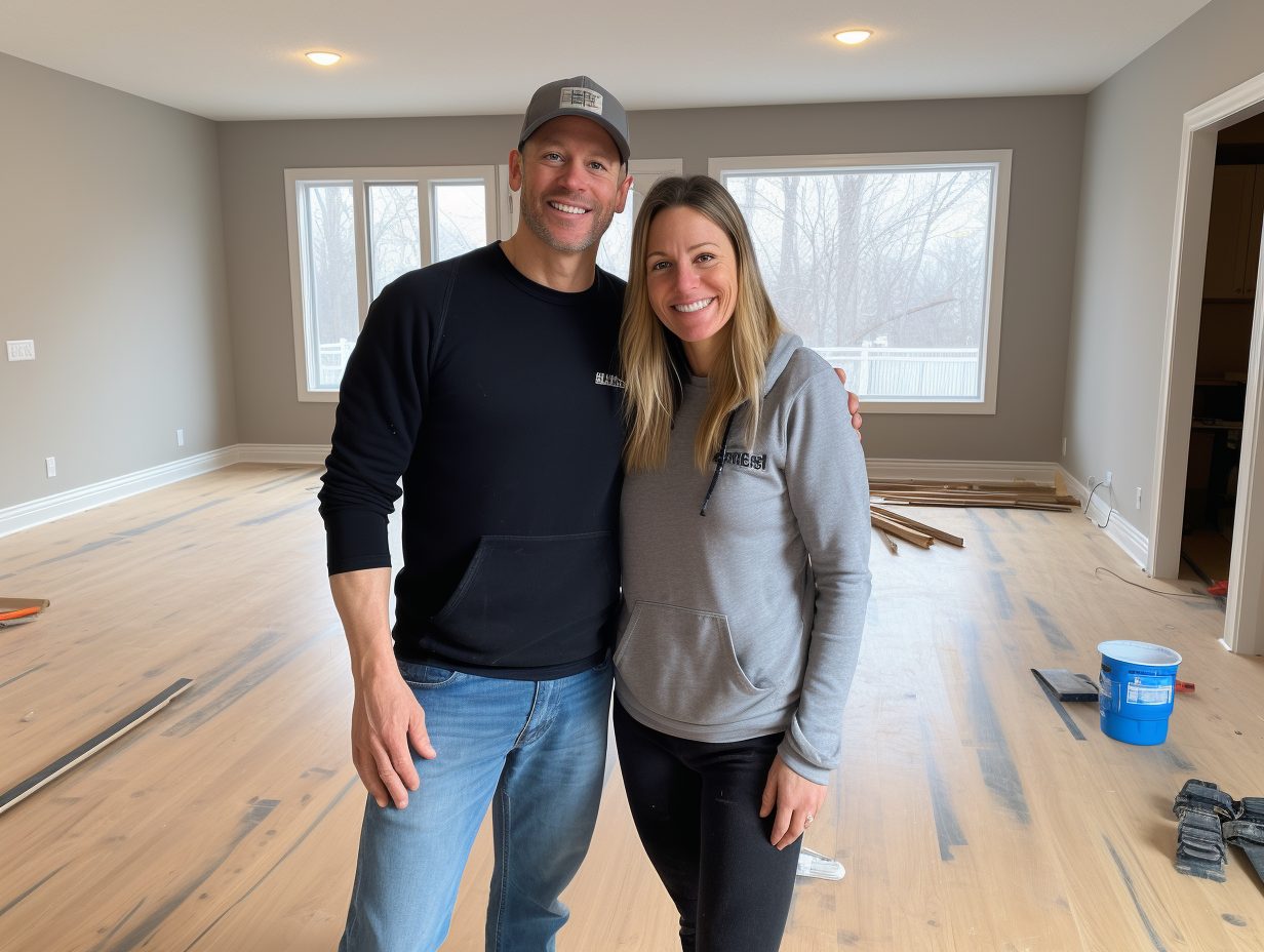 hardwood floor install